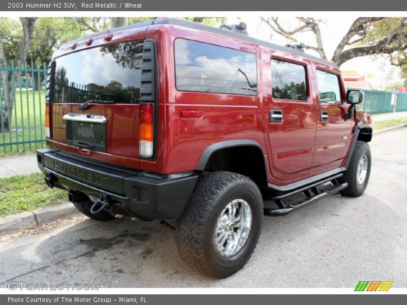 Red Metallic / Wheat 2003 Hummer H2 SUV