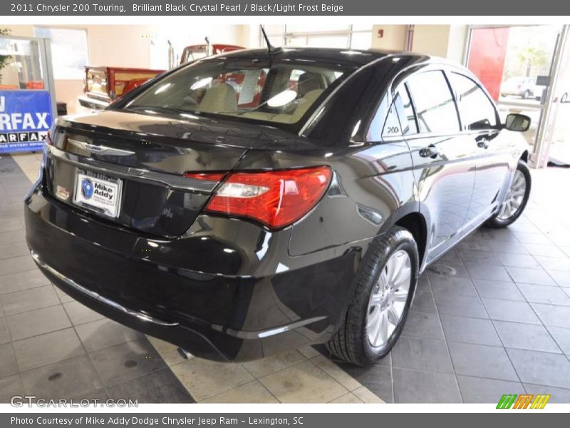 Brilliant Black Crystal Pearl / Black/Light Frost Beige 2011 Chrysler 200 Touring