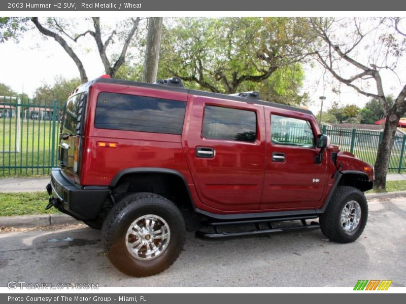 Red Metallic / Wheat 2003 Hummer H2 SUV