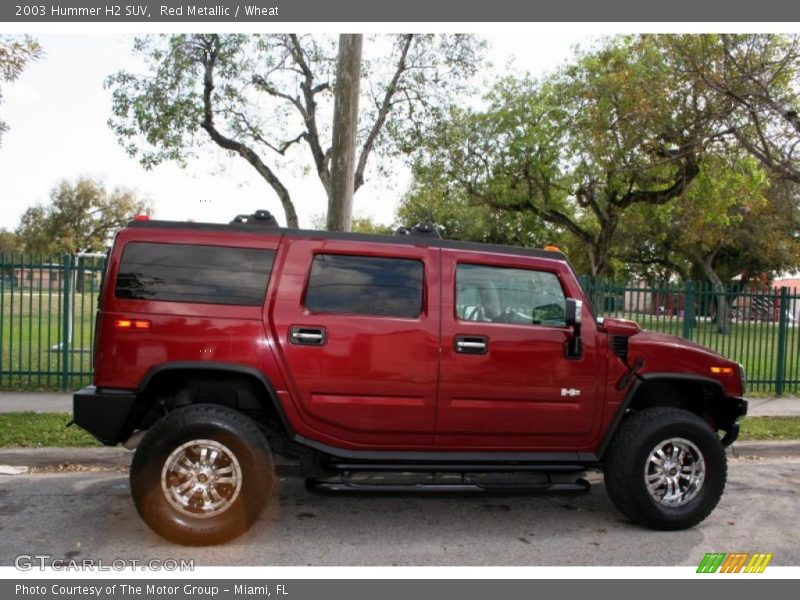 Red Metallic / Wheat 2003 Hummer H2 SUV