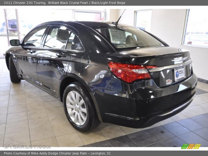 Brilliant Black Crystal Pearl / Black/Light Frost Beige 2011 Chrysler 200 Touring