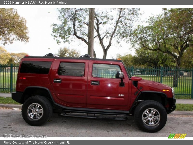 Red Metallic / Wheat 2003 Hummer H2 SUV