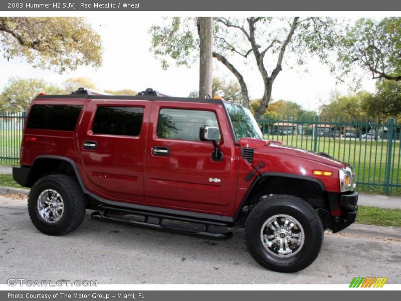 Red Metallic / Wheat 2003 Hummer H2 SUV