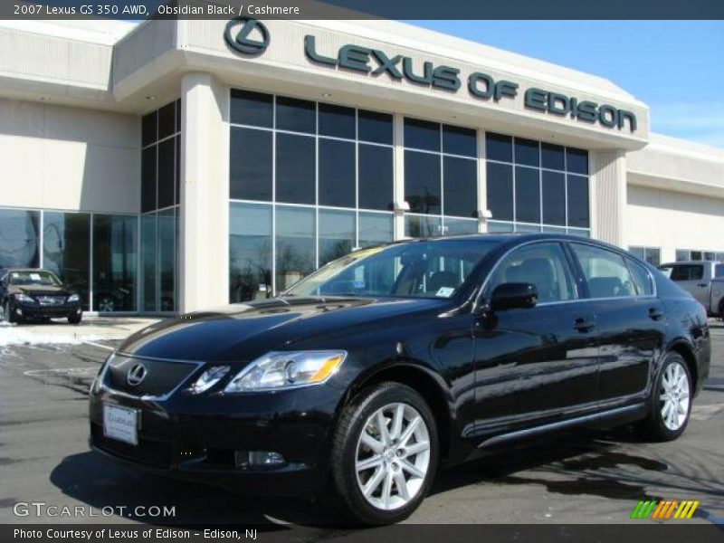 Obsidian Black / Cashmere 2007 Lexus GS 350 AWD