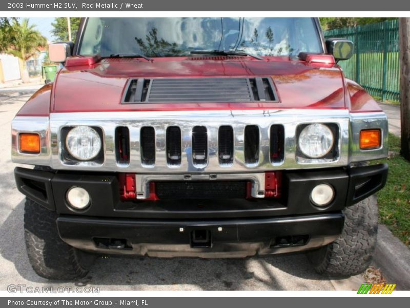 Red Metallic / Wheat 2003 Hummer H2 SUV