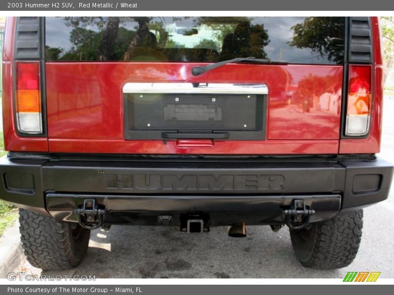 Red Metallic / Wheat 2003 Hummer H2 SUV