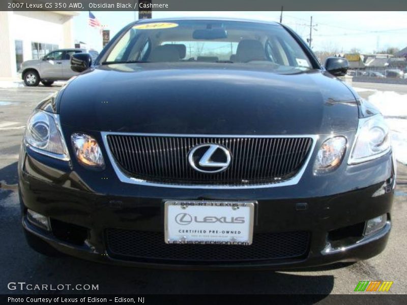 Obsidian Black / Cashmere 2007 Lexus GS 350 AWD