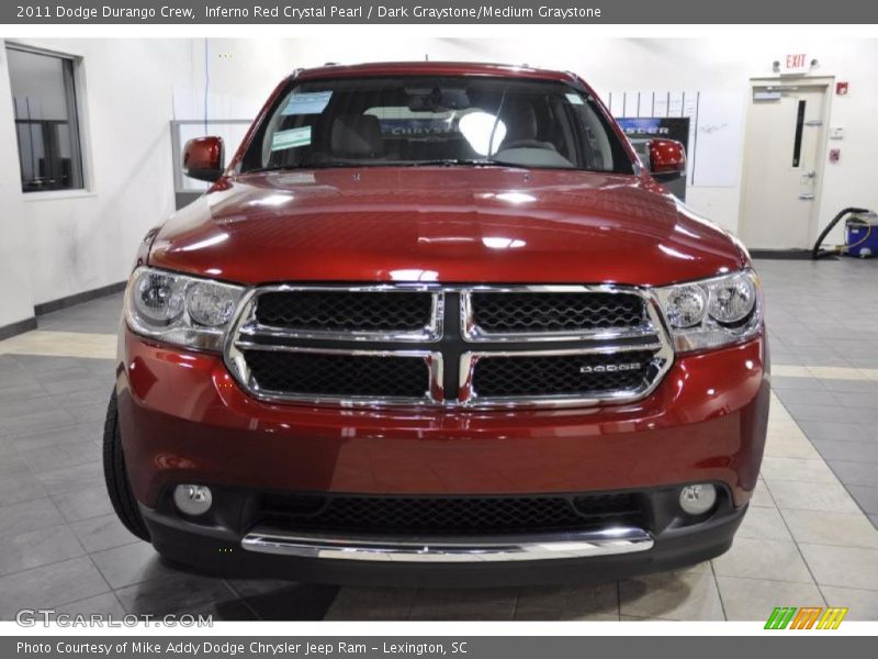 Inferno Red Crystal Pearl / Dark Graystone/Medium Graystone 2011 Dodge Durango Crew
