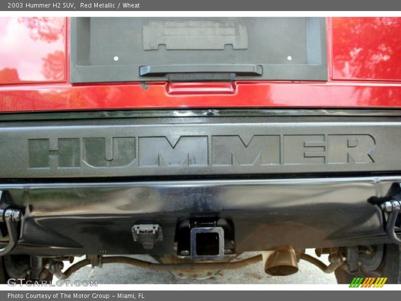 Red Metallic / Wheat 2003 Hummer H2 SUV