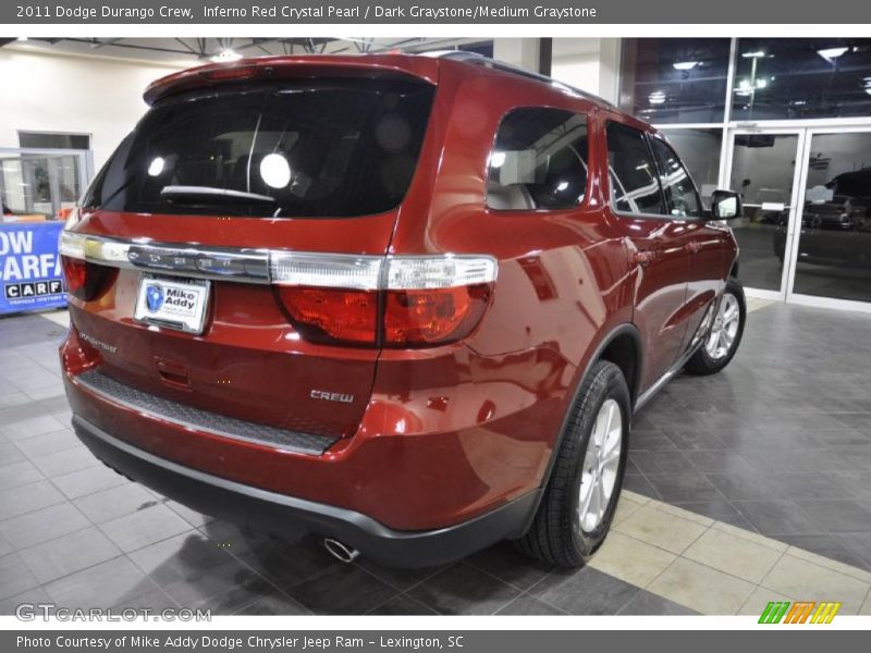 Inferno Red Crystal Pearl / Dark Graystone/Medium Graystone 2011 Dodge Durango Crew