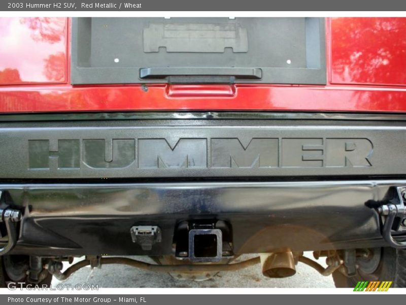 Red Metallic / Wheat 2003 Hummer H2 SUV