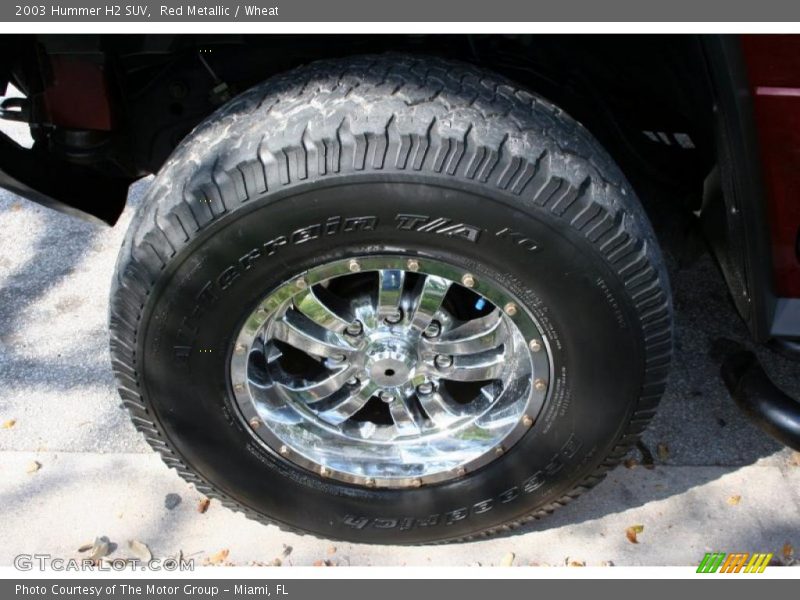 Red Metallic / Wheat 2003 Hummer H2 SUV