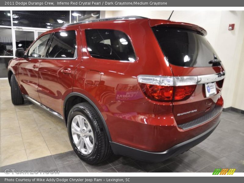 Inferno Red Crystal Pearl / Dark Graystone/Medium Graystone 2011 Dodge Durango Crew