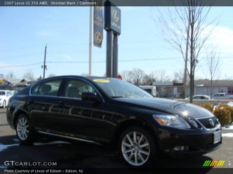 Obsidian Black / Cashmere 2007 Lexus GS 350 AWD