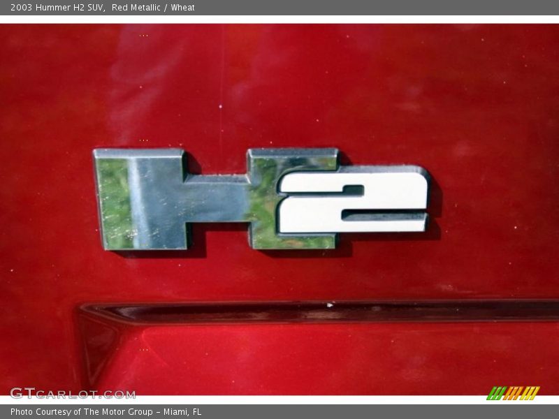 Red Metallic / Wheat 2003 Hummer H2 SUV