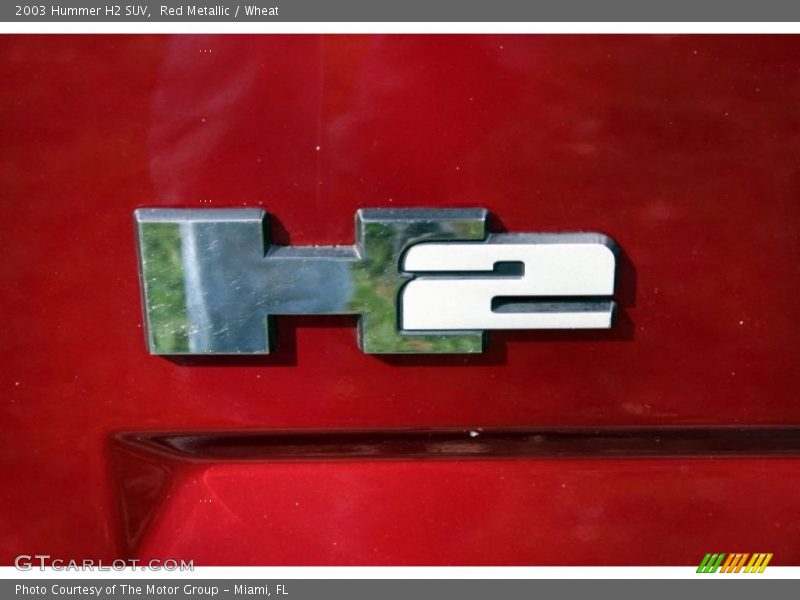 Red Metallic / Wheat 2003 Hummer H2 SUV