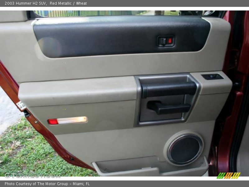 Red Metallic / Wheat 2003 Hummer H2 SUV
