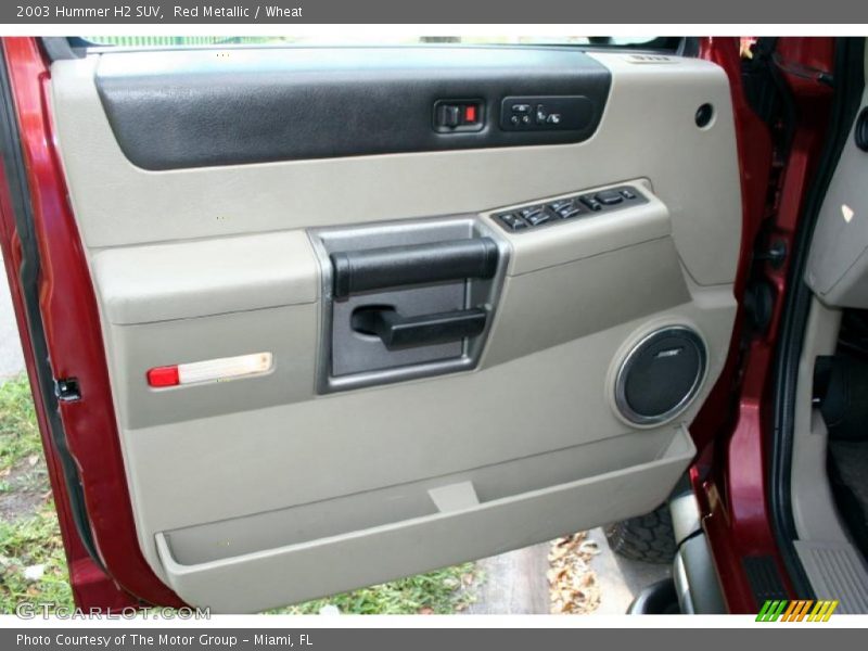 Red Metallic / Wheat 2003 Hummer H2 SUV