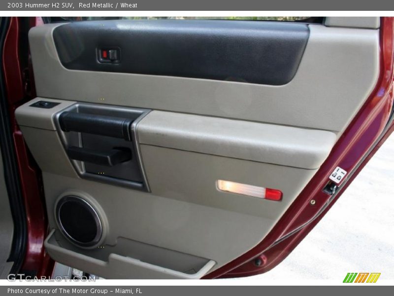 Red Metallic / Wheat 2003 Hummer H2 SUV