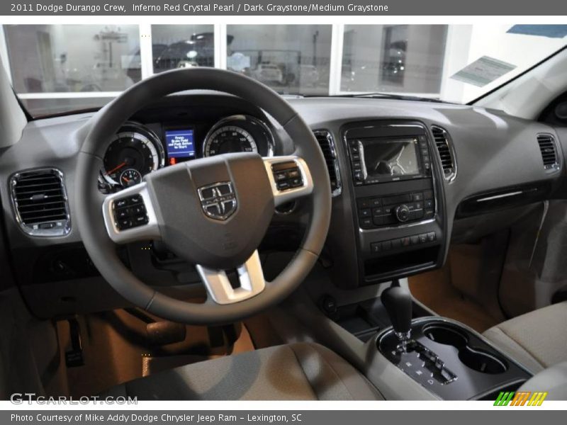 Inferno Red Crystal Pearl / Dark Graystone/Medium Graystone 2011 Dodge Durango Crew