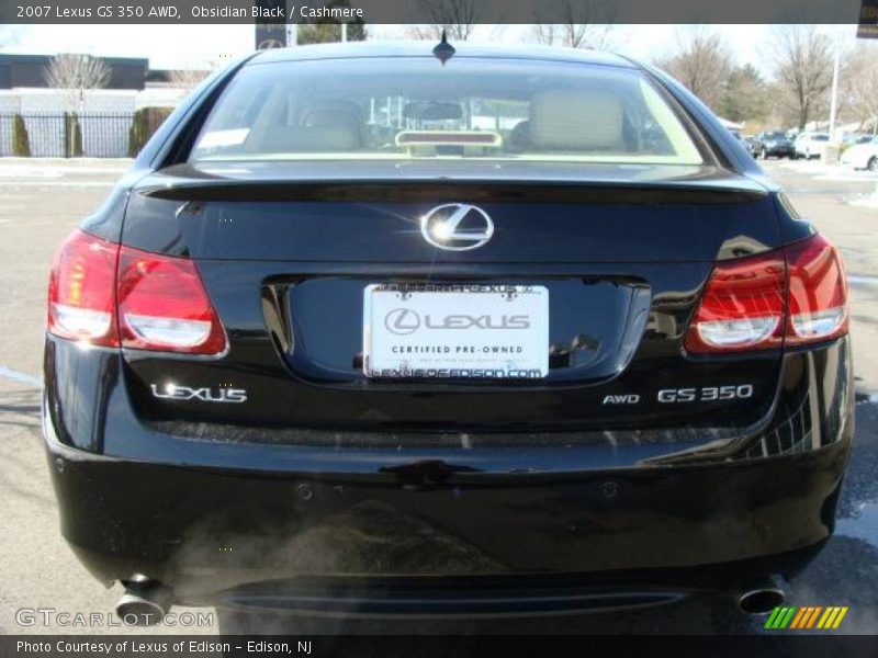 Obsidian Black / Cashmere 2007 Lexus GS 350 AWD