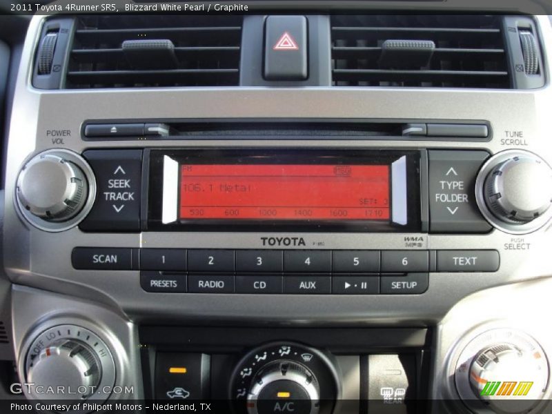 Blizzard White Pearl / Graphite 2011 Toyota 4Runner SR5