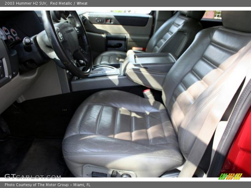 Red Metallic / Wheat 2003 Hummer H2 SUV