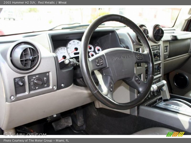 Red Metallic / Wheat 2003 Hummer H2 SUV