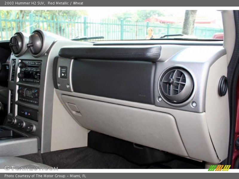 Red Metallic / Wheat 2003 Hummer H2 SUV