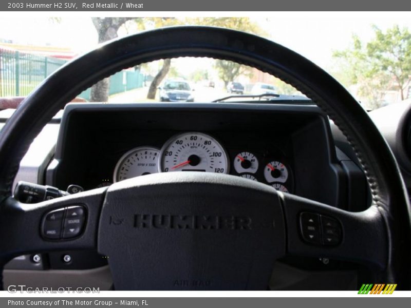 Red Metallic / Wheat 2003 Hummer H2 SUV