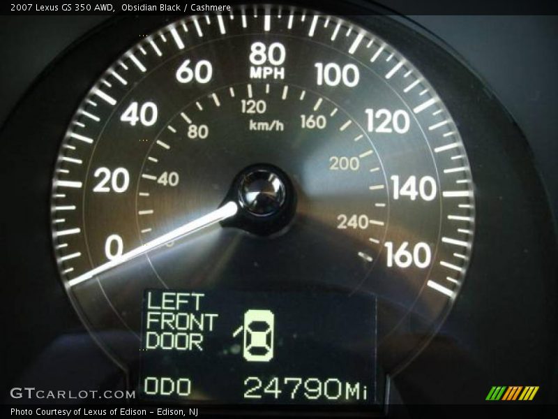 Obsidian Black / Cashmere 2007 Lexus GS 350 AWD