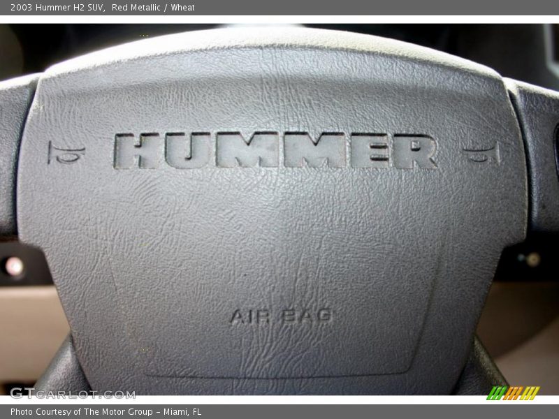 Red Metallic / Wheat 2003 Hummer H2 SUV