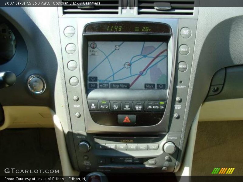 Obsidian Black / Cashmere 2007 Lexus GS 350 AWD