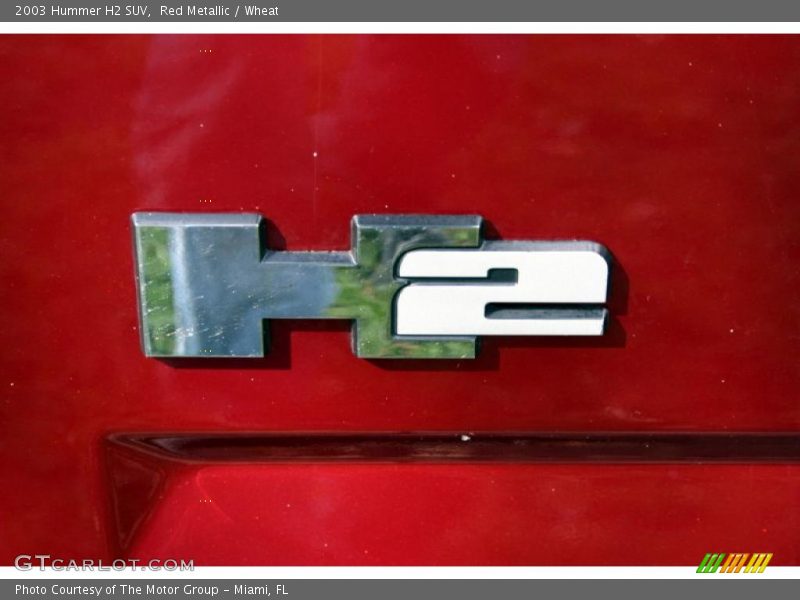 Red Metallic / Wheat 2003 Hummer H2 SUV