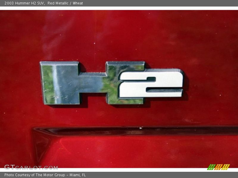 Red Metallic / Wheat 2003 Hummer H2 SUV