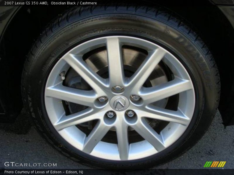 Obsidian Black / Cashmere 2007 Lexus GS 350 AWD