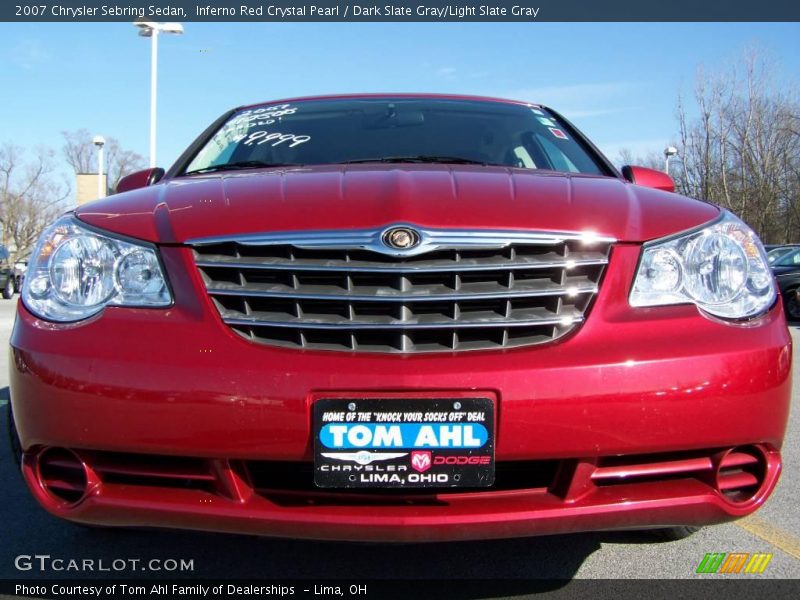 Inferno Red Crystal Pearl / Dark Slate Gray/Light Slate Gray 2007 Chrysler Sebring Sedan