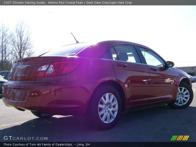 Inferno Red Crystal Pearl / Dark Slate Gray/Light Slate Gray 2007 Chrysler Sebring Sedan