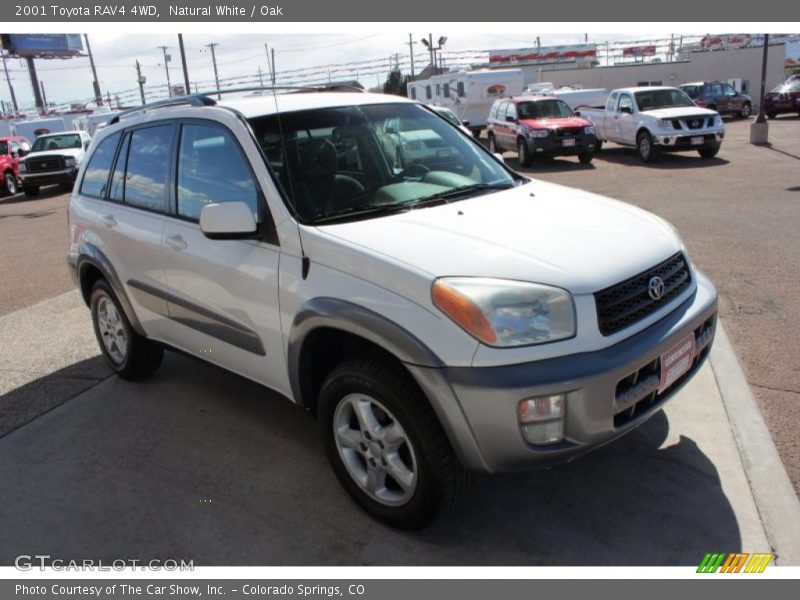 Natural White / Oak 2001 Toyota RAV4 4WD