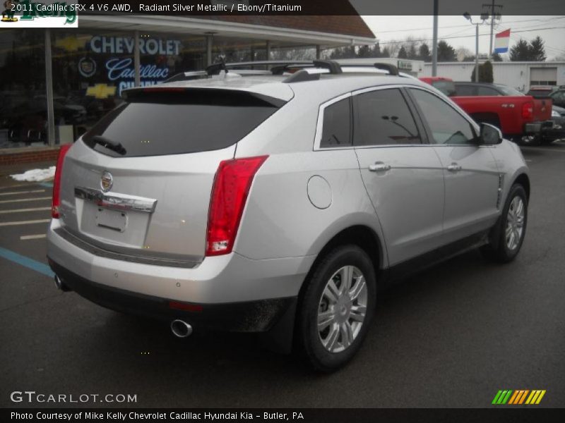 Radiant Silver Metallic / Ebony/Titanium 2011 Cadillac SRX 4 V6 AWD