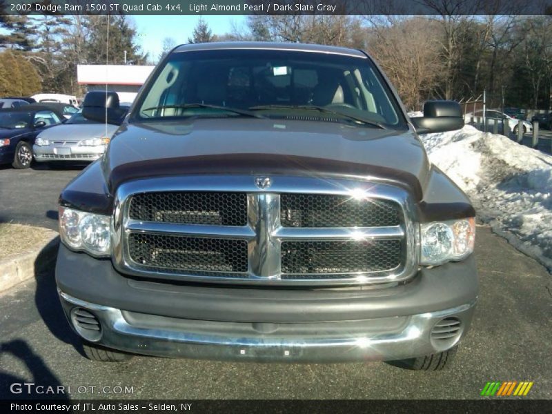 Light Almond Pearl / Dark Slate Gray 2002 Dodge Ram 1500 ST Quad Cab 4x4