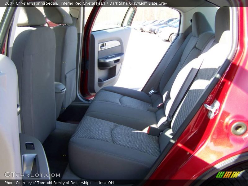 Inferno Red Crystal Pearl / Dark Slate Gray/Light Slate Gray 2007 Chrysler Sebring Sedan