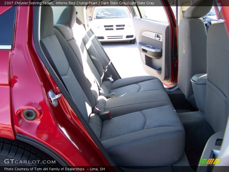 Inferno Red Crystal Pearl / Dark Slate Gray/Light Slate Gray 2007 Chrysler Sebring Sedan