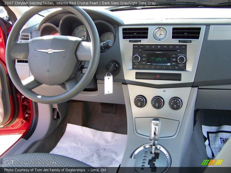 Inferno Red Crystal Pearl / Dark Slate Gray/Light Slate Gray 2007 Chrysler Sebring Sedan