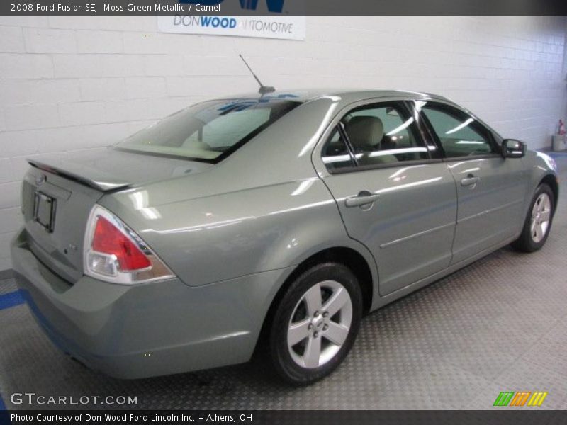 Moss Green Metallic / Camel 2008 Ford Fusion SE