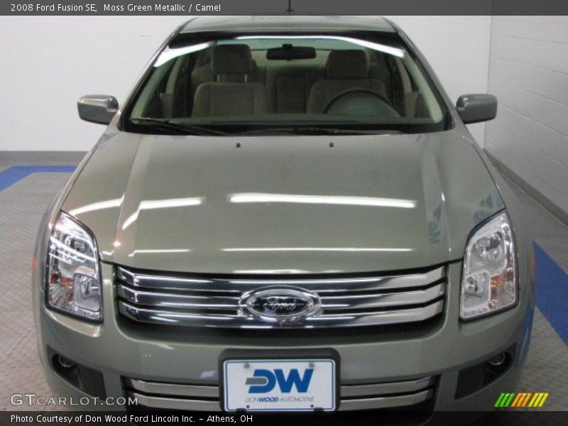 Moss Green Metallic / Camel 2008 Ford Fusion SE