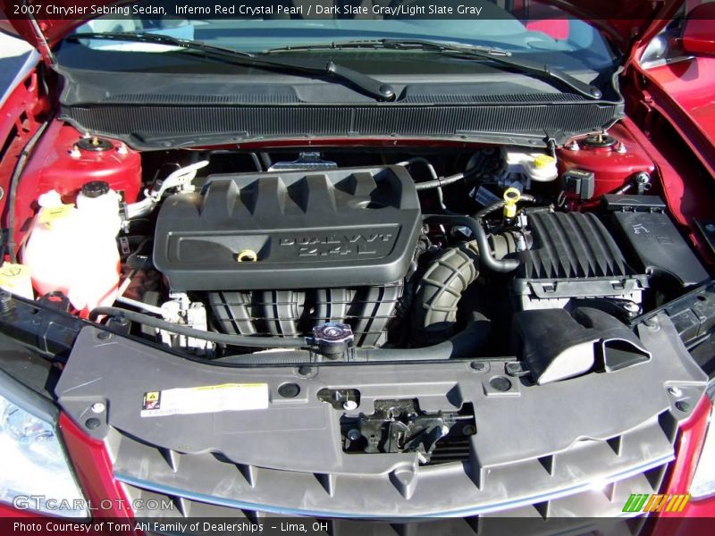 Inferno Red Crystal Pearl / Dark Slate Gray/Light Slate Gray 2007 Chrysler Sebring Sedan