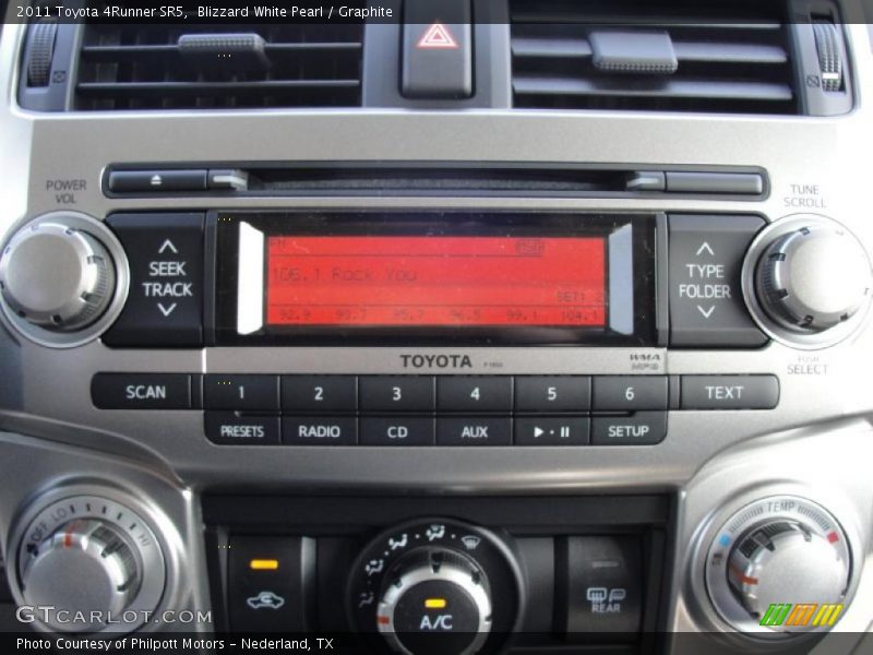 Blizzard White Pearl / Graphite 2011 Toyota 4Runner SR5