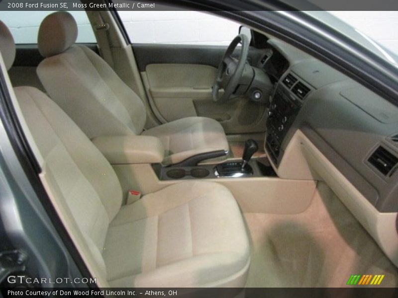 Moss Green Metallic / Camel 2008 Ford Fusion SE