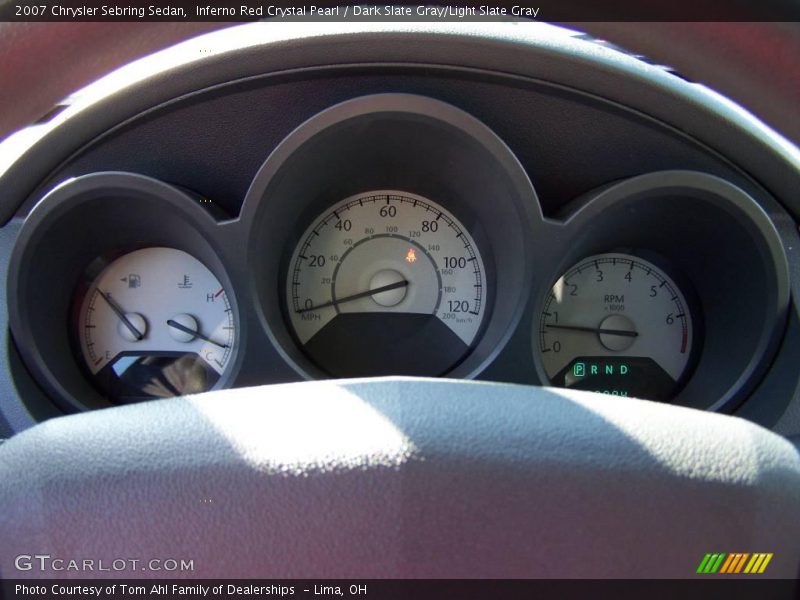 Inferno Red Crystal Pearl / Dark Slate Gray/Light Slate Gray 2007 Chrysler Sebring Sedan